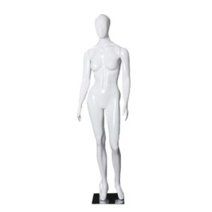 Manequim Masculino Meio Corpo. PVC Tradicional. Branco – Cmanequim